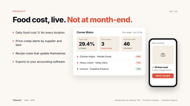 Product slide